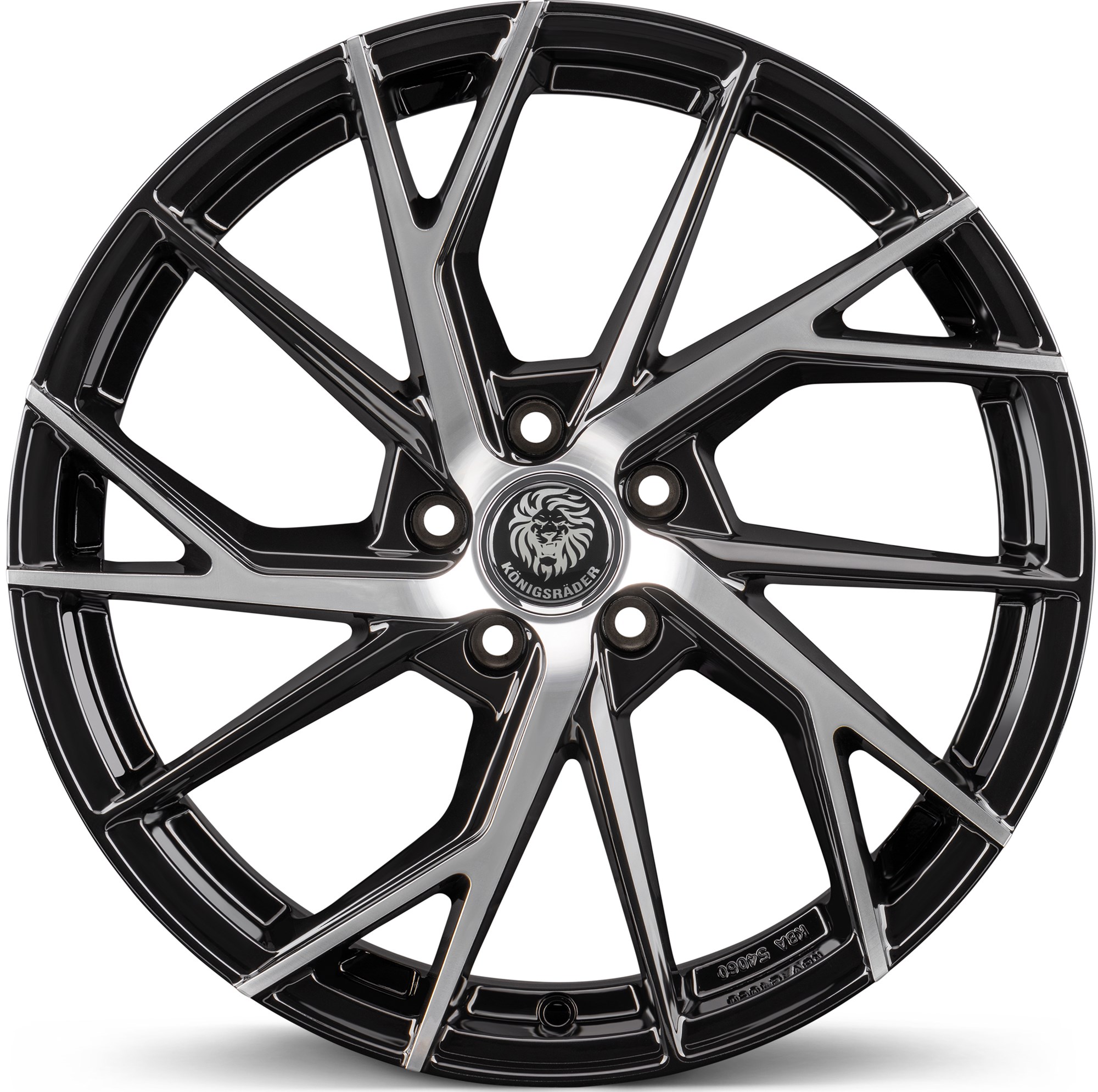 KONIGSRADER KR4 ZWART GEPOLIJST 4251674547360